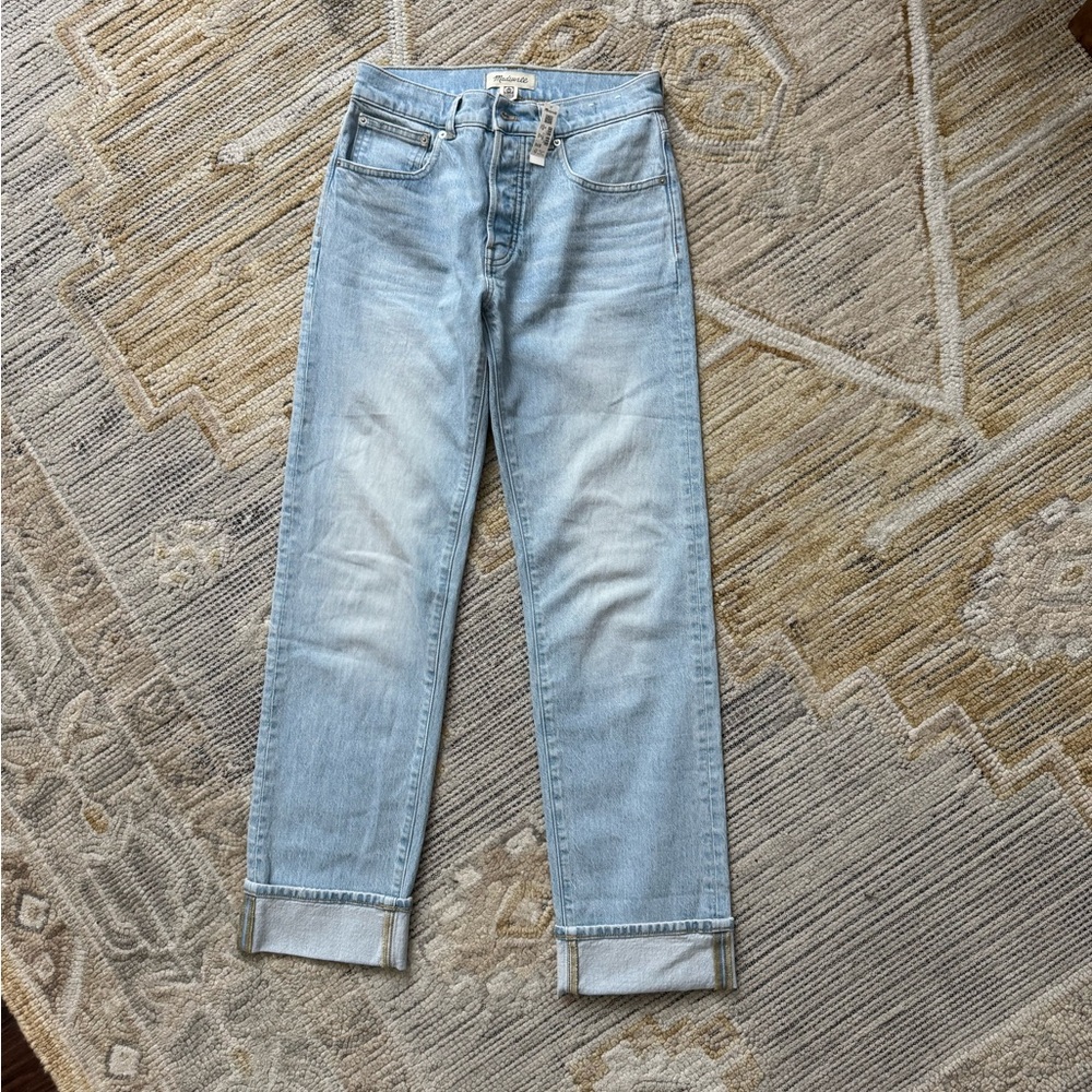 Madewell Women - The Dean Easy Straight Jean in Foster Wash; size 25